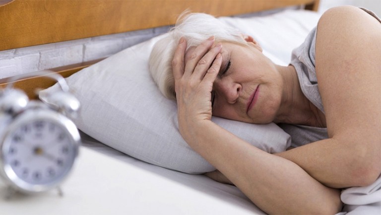 Old-woman-sleeping